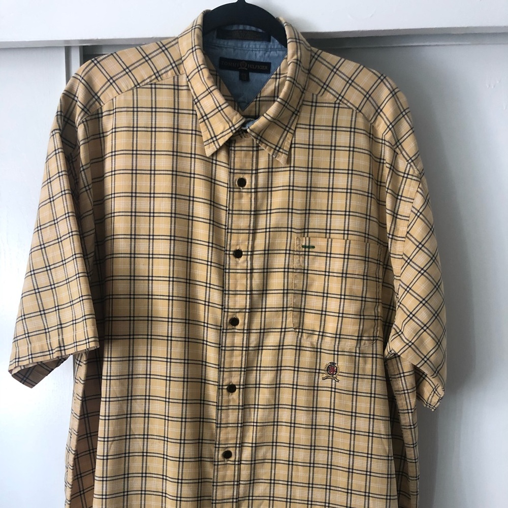 Vintage-Tommy Hilfiger Plaid Button Down sz. XXL